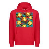 Red softball Premium Hoodie - Artiststas