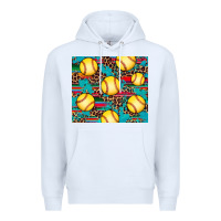 White softball Premium Hoodie - Artiststas