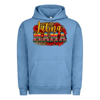 Pigment Pebble Blue latina mama Urban Hoodie - Jasminsmagicworld