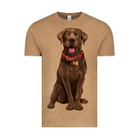 Vintage Camel chocolate lab labrador retriever Vintage Tee - Artiststas