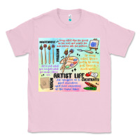 Bubblegum Pink artist life Classic Tee - MaliasSmallBusiness