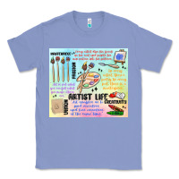 Colony Blue artist life Classic Tee - MaliasSmallBusiness