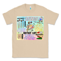 Mushroom artist life Classic Tee - MaliasSmallBusiness