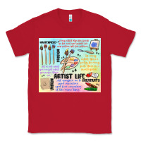 Red artist life Classic Tee - MaliasSmallBusiness