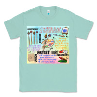 Seafoam artist life Classic Tee - MaliasSmallBusiness