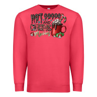 Cardinal hot cocoa and christmas movies Premium Sweatshirt - CowhideDigitalArt