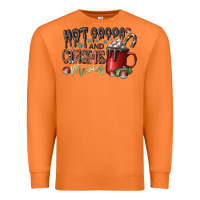 Carrot hot cocoa and christmas movies Premium Sweatshirt - CowhideDigitalArt