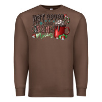 Chestnut hot cocoa and christmas movies Premium Sweatshirt - CowhideDigitalArt