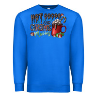 True Royal hot cocoa and christmas movies Premium Sweatshirt - CowhideDigitalArt