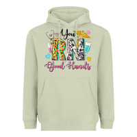 Matcha you rn good hands Heavyweight Hoodie - texasbilliewilder