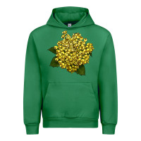 Emerald Oregon Grape Flower Illustrations Urban Hoodie - LillyAllenDesigns