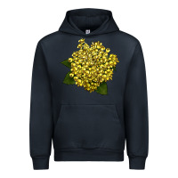 Navy Oregon Grape Flower Illustrations Urban Hoodie - LillyAllenDesigns