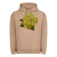 Pigment Burro Oregon Grape Flower Illustrations Urban Hoodie - LillyAllenDesigns
