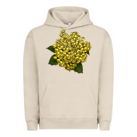 Pigment French Oak Oregon Grape Flower Illustrations Urban Hoodie - LillyAllenDesigns