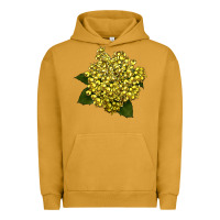 Pigment Peanut Butter Oregon Grape Flower Illustrations Urban Hoodie - LillyAllenDesigns