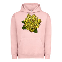 Pigment Salmon Oregon Grape Flower Illustrations Urban Hoodie - LillyAllenDesigns