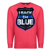 Cardinal I back the blue 4th of July Premium Sweatshirt - CowGirlArtShop