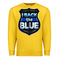I Back The Blue 4th Of July Premium Sweatshirt | Teevron