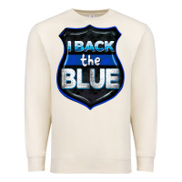 Sandshell I back the blue 4th of July Premium Sweatshirt - CowGirlArtShop