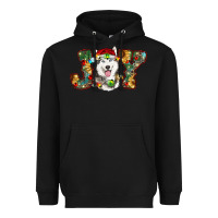 Black husky christmas joy Heavyweight Hoodie - RanaPortraitStore