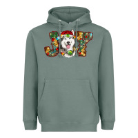 Sage husky christmas joy Heavyweight Hoodie - RanaPortraitStore