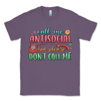 Lavender call me antisocial but please dont call me Classic Tee - MaliasSmallBusiness
