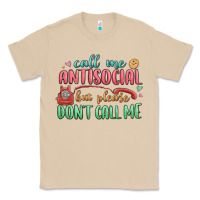 Mushroom call me antisocial but please dont call me Classic Tee - MaliasSmallBusiness