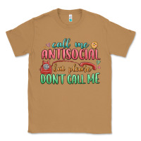 Toasted Coconut call me antisocial but please dont call me Classic Tee - MaliasSmallBusiness