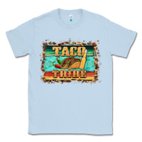 Dusty Blue taco tribe western background Classic Tee - BarkalooDesign