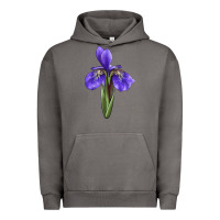 Pigment Tornado Iris Flower Illustrations Urban Hoodie - LillyAllenDesigns