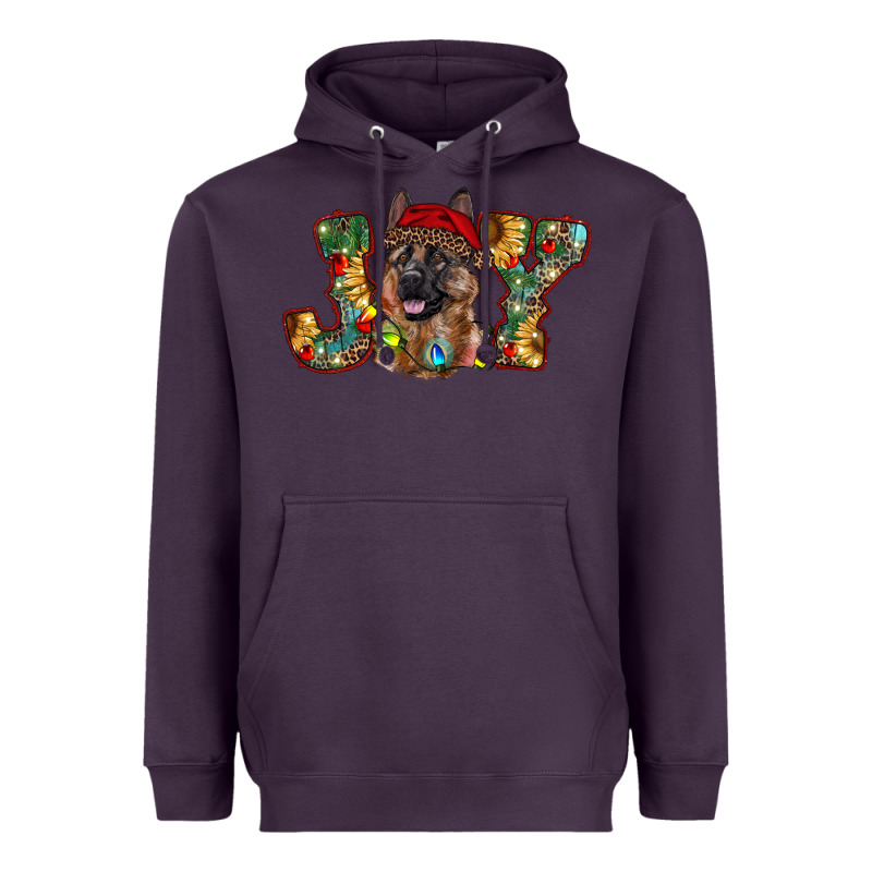 German Shepherd Christmas Joy Heavyweight Hoodie by RanaPortraitStore | Teevron