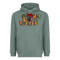 Sage german shepherd christmas joy Heavyweight Hoodie - RanaPortraitStore