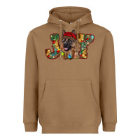 Toasted Coconut german shepherd christmas joy Heavyweight Hoodie - RanaPortraitStore