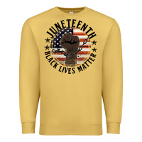 Antique Gold black lives matter Premium Sweatshirt - HRA Design Shop
