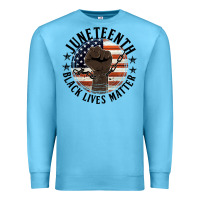 Ocean Blue black lives matter Premium Sweatshirt - HRA Design Shop