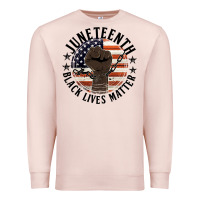Pale Pink black lives matter Premium Sweatshirt - HRA Design Shop