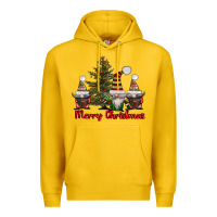 Lemon merry christmas with gnomes Premium Hoodie - AdoDesignShop
