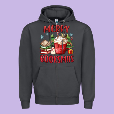Zipper Hoodie merry booksmas