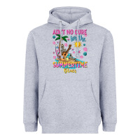 Heather Grey aint no cure for the summer time blues Heavyweight Hoodie - texasbilliewilder