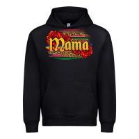 Black Latina mama with serape and roses Urban Hoodie - Jasminsmagicworld