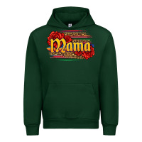 Forest Green Latina mama with serape and roses Urban Hoodie - Jasminsmagicworld