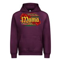 Mauve Wine Latina mama with serape and roses Urban Hoodie - Jasminsmagicworld