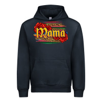 Navy Latina mama with serape and roses Urban Hoodie - Jasminsmagicworld