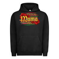 Pigment Black Latina mama with serape and roses Urban Hoodie - Jasminsmagicworld