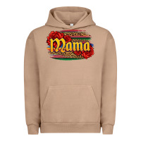 Pigment Burro Latina mama with serape and roses Urban Hoodie - Jasminsmagicworld