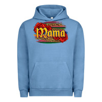 Pigment Pebble Blue Latina mama with serape and roses Urban Hoodie - Jasminsmagicworld