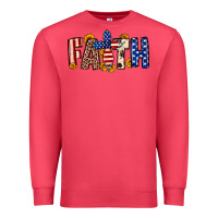 Cardinal Faith USA flag sunflower Premium Sweatshirt - Neo Western