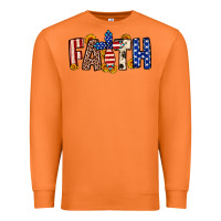 Carrot Faith USA flag sunflower Premium Sweatshirt - Neo Western