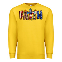Lemon Faith USA flag sunflower Premium Sweatshirt - Neo Western