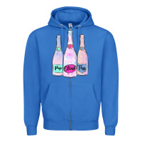 True Royal pop clink fizz champagne bubbly Zipper Hoodie - MaliasSmallBusiness